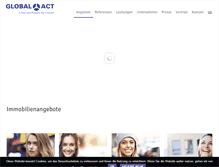 Tablet Screenshot of global-act.de